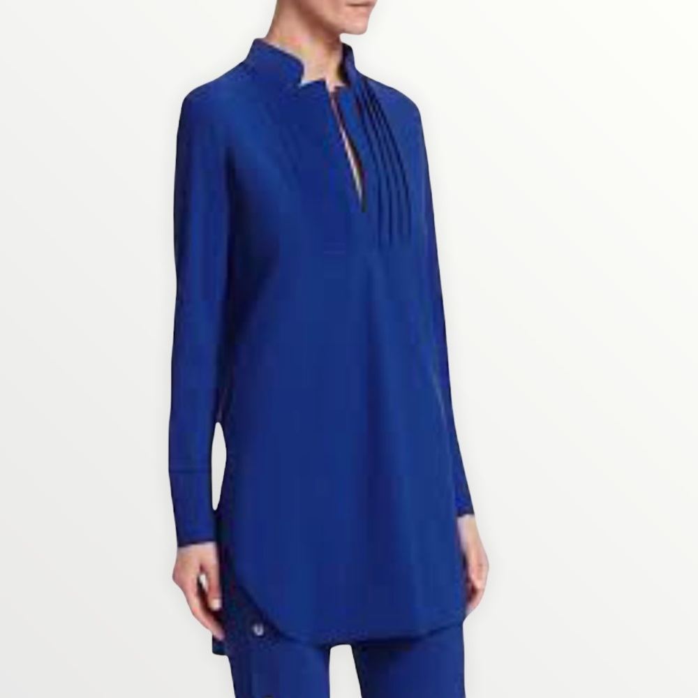 Chiara Boni Le Petite Robe Royal Robe Blue Tunic Stretch NWT